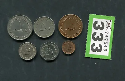 £3 • Buy Set Of   6 Coins Of  United Arab Emirates