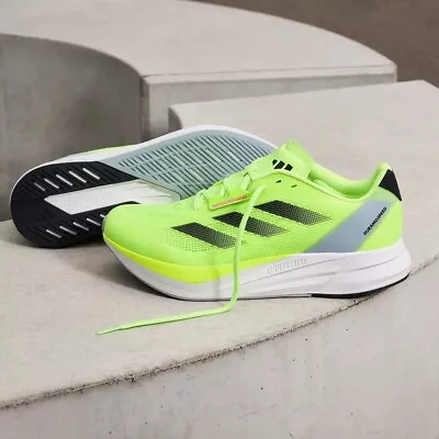 Adidas Duramo Speed Men’s Sneaker Running Shoe Green Marathon Track Trainer #820 • $69.95