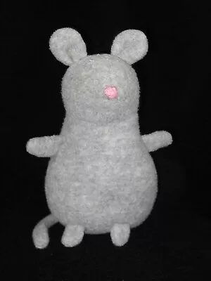 Mulberribush Mouse Baby Lovey Plush Stuffed Animal Rattle Toy Small 7  Rare • $24.99