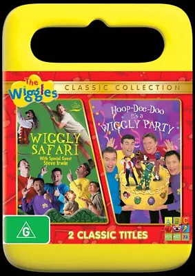 THE WIGGLES Wiggly Safari / Hoop Dee Doo It's A Wiggly Party : NEW DVD • $43.78