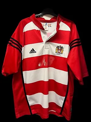 £23.99 • Buy Wigan Warriors 2002 Home Rugby League Adidas Shirt. UK Men's Size XL Vintage