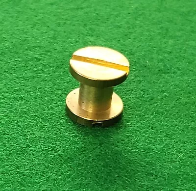 £7.55 • Buy 20 Brass Binding Chicago Screw Post Rivets Bookbinding, Bag, Belt, Leather Craft