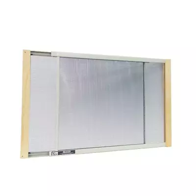 37 In. X 10 In. Grey Aluminum Adjustable Window Screen • $7.59