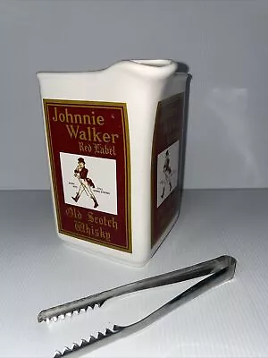 Retro Vintage Johnnie Walker Red Label Jug: 1978 Old Scotch Whisky Bar Ware • $25