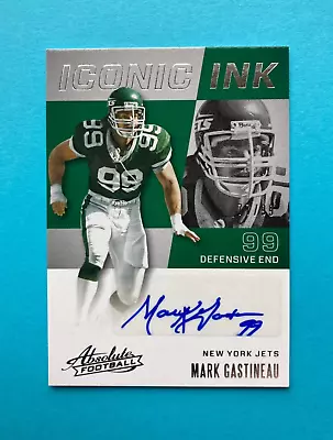 Mark Gastineau 2017 Panini Absolute  Iconic Ink   Auto #II-MG 77/99 N.Y. Jets • $14.99