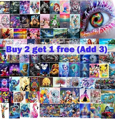 £6.68 • Buy 5D Diamond Painting Embroidery Cross Craft  Stitch Pictures Arts Kit Mural Decor