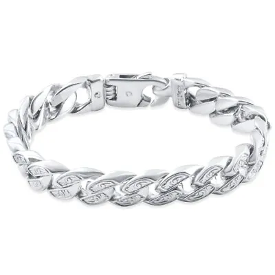 Men's Designed Link 14k Gold (79gram) Or Platinum (127gram) 10.5mm Bracelet 9.25 • $8255