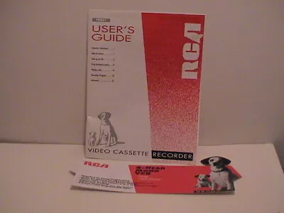 Rca Vcr Model 507 Video Cassette Recorder Electronic Owners Users Manual & Guide • $6.49