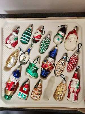 Vintage Set TRADITIONS European Blown Glass Christmas Ornaments Made In Poland • $29