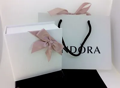 Luxury Large Genuine Pandora Jewellery Box & Bag To Display Multiple Charms • £14.99