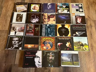 Van Morrison Cd Lot Huge Superfan Lot Of 23 CD’s • $59.95