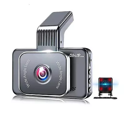 1440P Dash Cam Dual Front And Rear Video WIFI GPS DVR Camera Night Vision Kit • $94.99