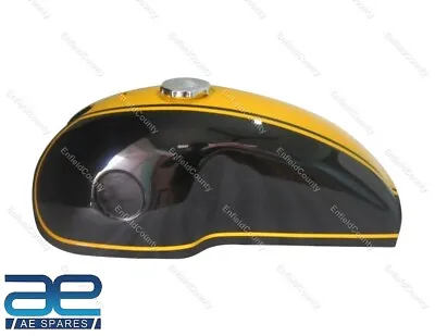For Benelli Mojave Bike Black And Yellow Painted Gas Fuel Petrol Tank + Cap ECs • $213.83