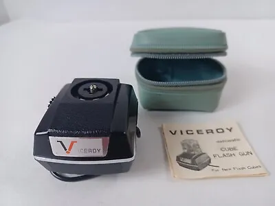 Vintage Viceroy Automatic Flash Gun For Flash Cube With Case Japan • $13.98