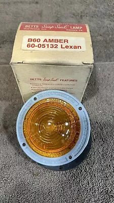 Betts Snap Seal B60 Amber NOS Vintage Clearance Light • $5.50