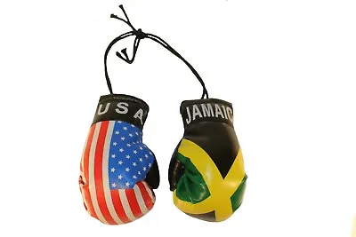 USA & JAMAICA Country Flags Mini BOXING GLOVES .. New • $5.99