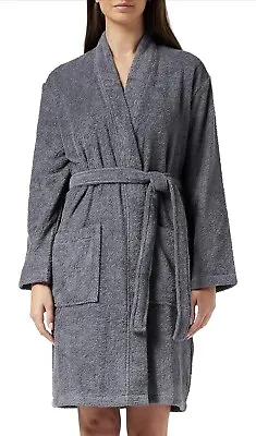Iris & Lilly Women's Short Terry Towelling Dressing Gown • £8.99