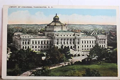Washington DC Library Of Congress Postcard Old Vintage Card View Standard Postal • $0.50