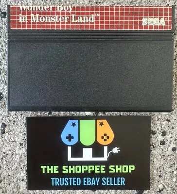 Wonder Boy In Monster Land |  Sega Master System | Cartridge Only | Free AU Post • $19.30