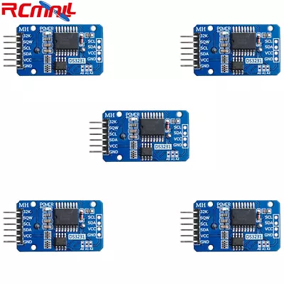 5pcs DS3231 Real Time Clock Module RTC AT24C32 IIC High Precision No Battery • $12.98