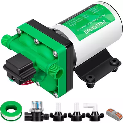 Fresh Water Pump 12V DC 5.5GPM 70 PSI Self Priming Pump For Boat/Marine/RV/Yacht • $64.99