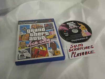 Ps2 Grand Theft Auto Vice City  (lite Scratches Playable) • $7.95