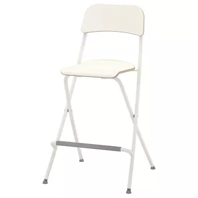 NEW IKEA STIG High Bar Stool Kitchen Organizer With Backrest Stackable 63cm • £60.26