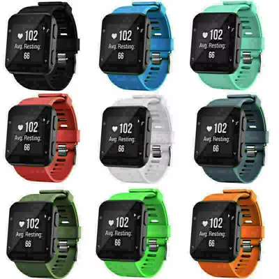 Replacement Wrist Strap Silicone Bracelet Band For Garmin Forerunner 35 Watch • $20.53