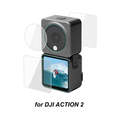 $14.99 • Buy DJI ACTION 2 Dual-Screen Protective Tempered Film - 3 PCS Set