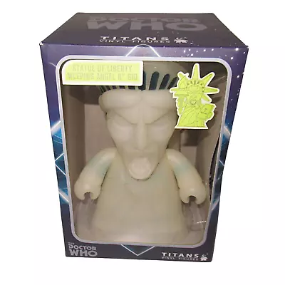 Titans Doctor Who Statue Of Liberty Weeping Angel 8 Inch Glow Vinyl Figurine • $24.99