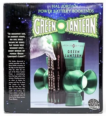 Green Lantern: Hal Jordan Power Battery Bookends -- (DC Direct) • $231.59