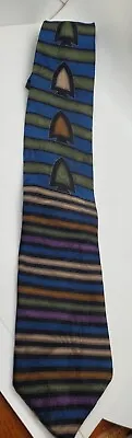 Roper Western Native American Arrowhead Themed Silk Tie  60x3.75  • $14