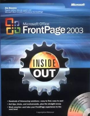 MICROSOFT OFFICE FRONTPAGE 2003 INSIDE OUT (BPG-INSIDE By Jim Buyens **Mint** • $47.75