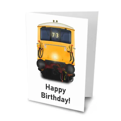 Personalised Class 73 Electro-Diesel Greetings Card Birthday Christmas • £3.89