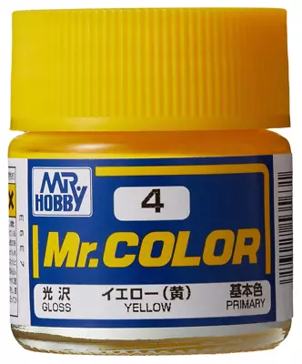 Mr. Hobby Mr. Color Lacquer C004 Gloss Yellow C4 10ml • $2.69