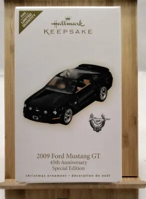 Hallmark Keepsake Ornament 2009 Ford Mustang GT Limited 45th Anniversary Special • $52.44