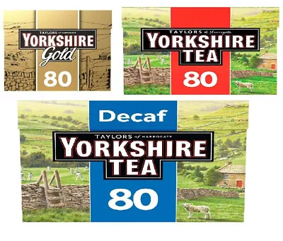 Taylors Of Harrogate Yorkshire Tea Bags 80 Tea Bags 250g • £8.49