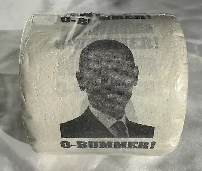 NOS! Vintage Barack Obama O-BUMMER Toilet Paper 2007 Novelty Gag Gift Unopened • $20