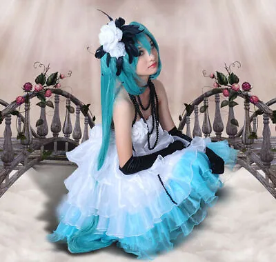 Vocaloid Miku Camellia Cosplay Costume Camellia Gothic Lolita Wig Wig • $164.66