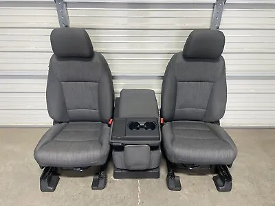 2017-2024 Ford F150 F250 F350 F450 Super Duty Front  Seats Gray Cloth • $1149.99