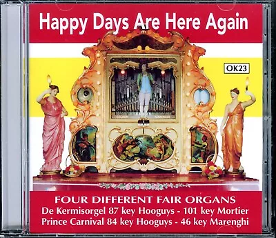 HAPPY DAYS ARE HERE AGAIN CD - 4 Fairground Organs (2011) [NEW] Mortier Marenghi • £8.95