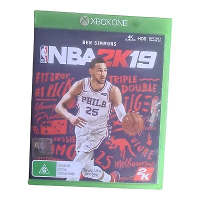 NBA 2K19 Ben Simmons Microsoft Xbox One XB1 Game PAL Free Postage • $5