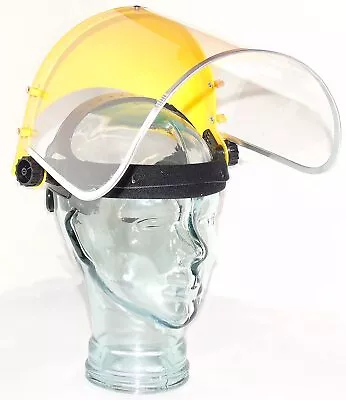 £5.99 • Buy Clear Flip Up Full Face Shield Safety Screen Mask Eye Protector Construction
