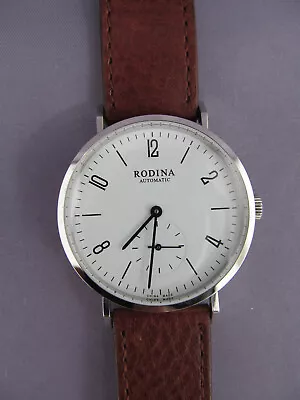 NEW MEN'S Rodina R005 Automatic Watch Bauhaus Nomos Tangente Homage SKELETON • $479.99