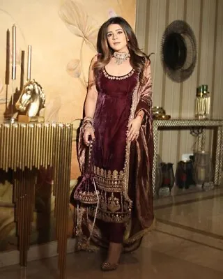 Pakistani Indian Salwar Kameez Wedding Designer Bollywood Dress Party Wear • $82.50