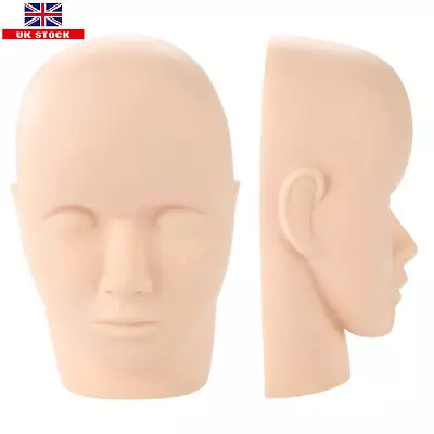 Mannequin Flat Head Training Practice Make Up Massage Eyelash Extensions Doll • £9.30