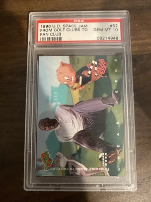 $250 • Buy Michael Jordan From Golf Clubs To Fan Club 1996 Upper Deck Space Jam #52 PSA 10