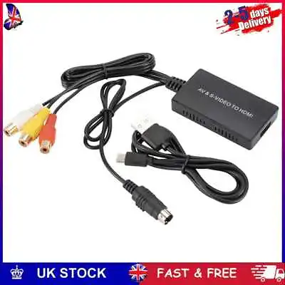 £11.69 • Buy RCA AV S-Video To HDMI-compatible Converter Audio Video Adapter For DVD HDTV STB