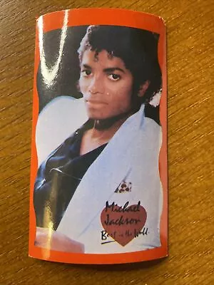 1980S 1983 Michael Jackson Sticker Vinatge VTG Vinyl NOS Thriller • $3.61