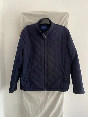 GANT Blue Quilted Jacket Size L • £9.50